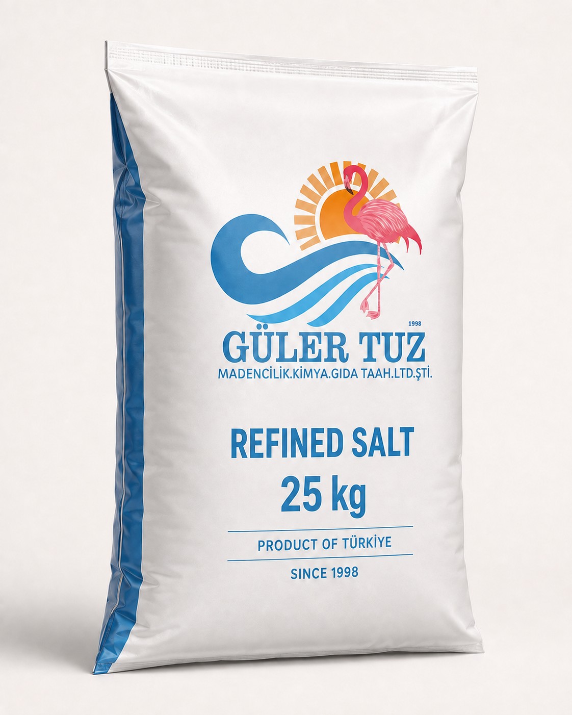 Güler Tuz Raffiniertes Salz, 25-kg-Verpackung